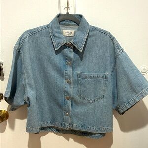 AGOLDE Oversized Denim Shirt Jacket size XS